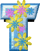 T floral - Bezmaksas animēts GIF