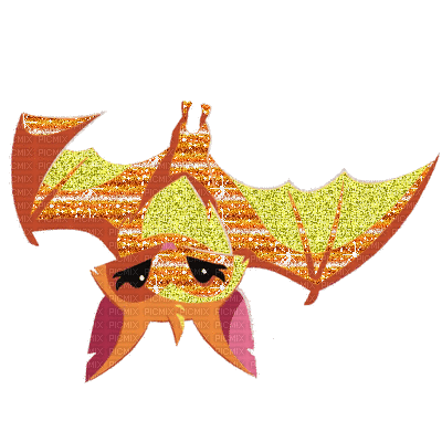 Glitter Flying fox - Бесплатный анимированный гифка