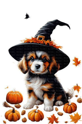 loly33 chien automne - zdarma png