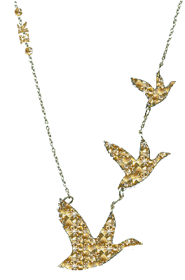 ODISEA BIRDS SHEENA jewelry bijou joia - Бесплатный анимированный гифка