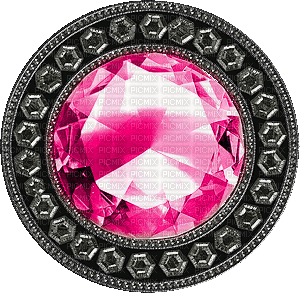 Animated.Gem.Jewel.Deco.Pink - By KittyKatLuv65 - Darmowy animowany GIF