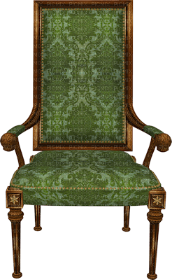 Chaise Vert Bois Vintage:) - 無料png