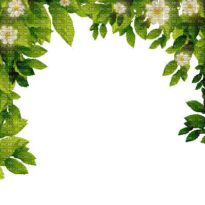 image encre animé effet scintillant briller fleurs feuilles printemps barre edited by me - GIF animé gratuit