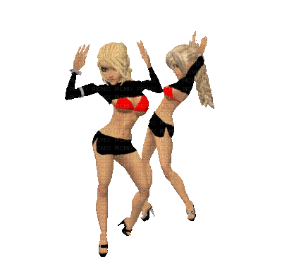 Dançando com a copia - Darmowy animowany GIF