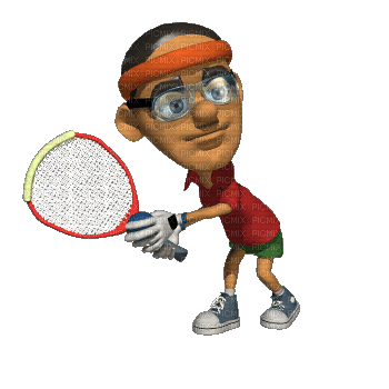 tennis - GIF animado grátis
