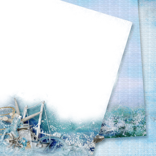 Summer.Cadre.Frame.Sea.Blue.Victoriabea - Free PNG