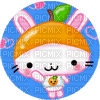 orange bunny - Gratis animerad GIF