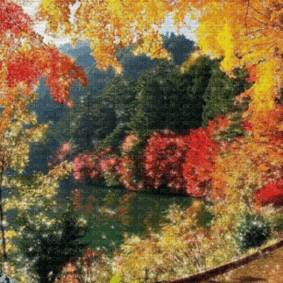 Autumn Scenery - Ilmainen animoitu GIF