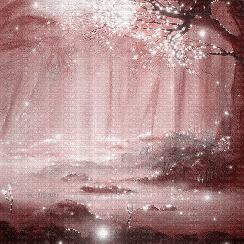 Y.A.M._Gothic Fantasy Landscape background red - Ingyenes animált GIF