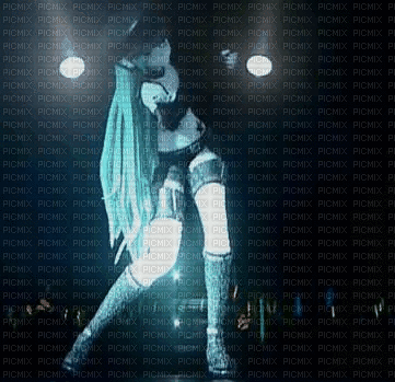 Miku Hatsune - Ingyenes animált GIF
