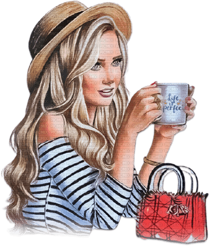 soave woman fashion autumn hat coffee blue - kostenlos png