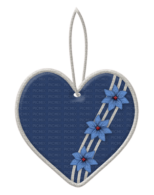 Kaz_Creations Deco  Flowers Heart Hanging Dangly Things Colours - png gratuito