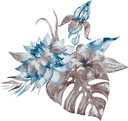 soave deco branch flowers summer tropical - zdarma png
