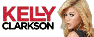 Kaz_Creations Kelly Clarkson Music  Singer Text - besplatni png