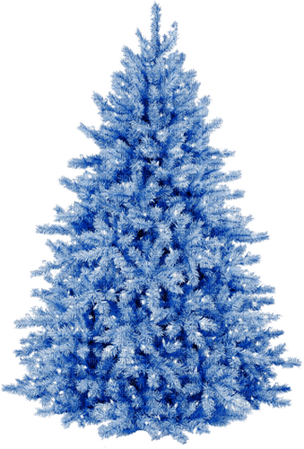 blue Christmas tree winter deco rox - gratis png