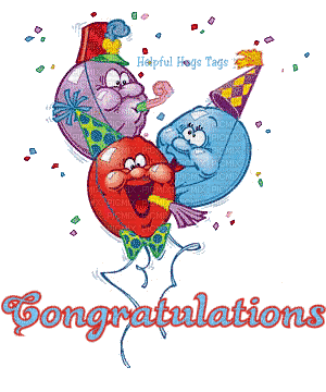 Congratulations, balloons - Free animated GIF - PicMix