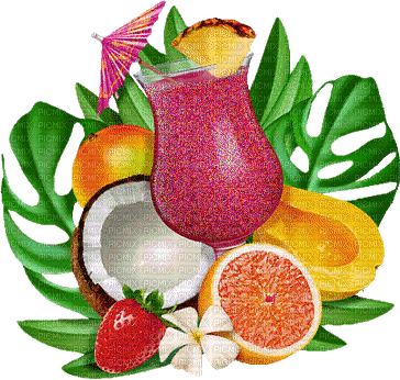 fruits exotiques - Gratis animeret GIF