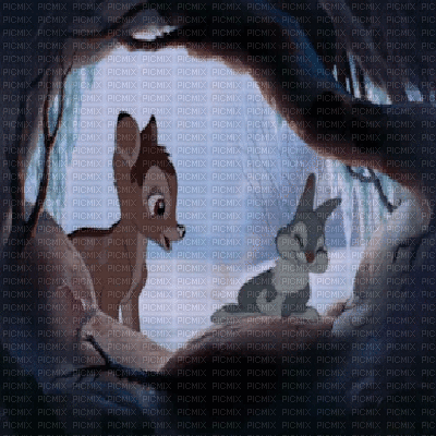 bambi movie gif fond Disney - Бесплатный анимированный гифка