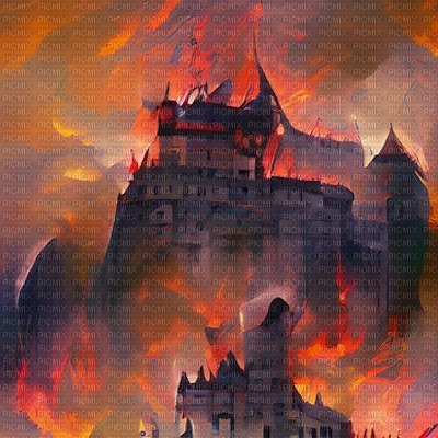 Castle on Fire - 免费PNG
