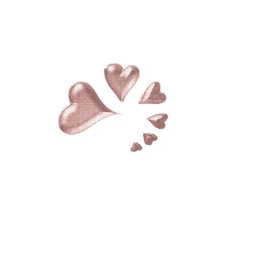 Розовые сердечки - GIF เคลื่อนไหวฟรี