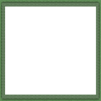 green frame, cadre vert (500 x 500) - zdarma png