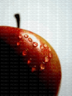 Apfel mit Herz - GIF animate gratis