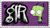 Invader Zim // Gir Stamp - ücretsiz png