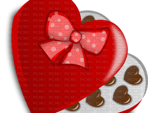 Schokoladen Herz - безплатен png