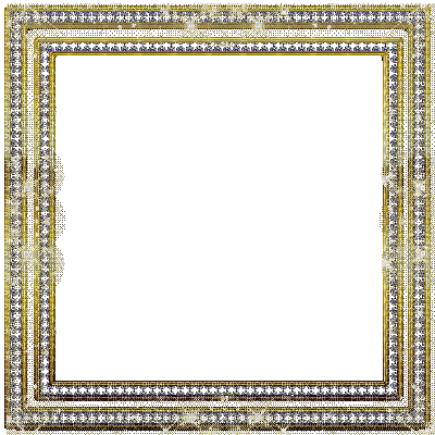 diamond gold frame glitter - Gratis animeret GIF