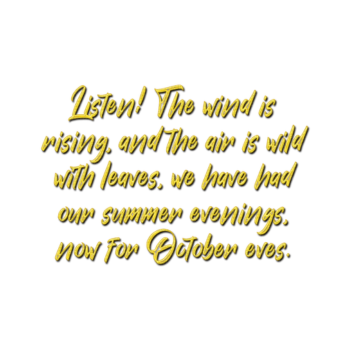 autumn quote kikkapink text yellow - png ฟรี