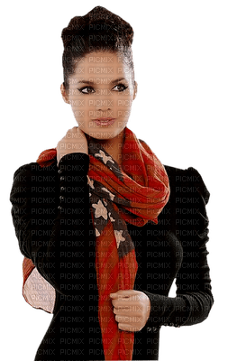 woman with scarf bp - безплатен png