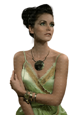 Woman Green Silver - Bogusia - nemokama png