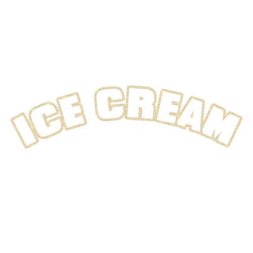 Ice Cream Text - - Bogusia - Free PNG