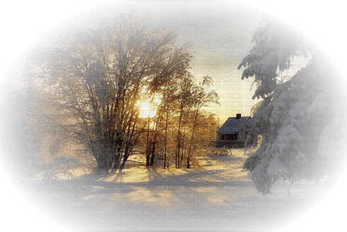 landskap vinter-------landscape winter - darmowe png
