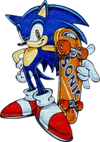 Sonic Adventure with Skateboard - ücretsiz png