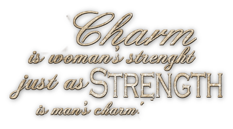 soave text fashion charm strength sepia - 免费PNG