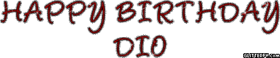Dio brando birthday - Бесплатный анимированный гифка