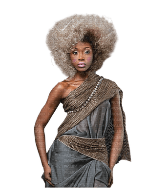 Woman  Africa Beige Gray - Bogusia - zdarma png