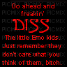 diss the emo kids - png ฟรี