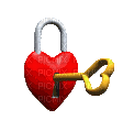 la chiave del cuore - 免费动画 GIF