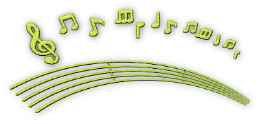 soave deco music green - 免费PNG
