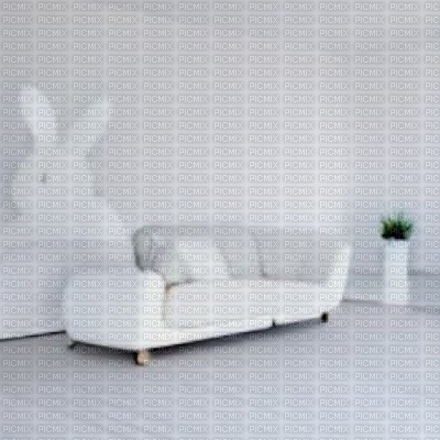 White Living Room Background - png ฟรี