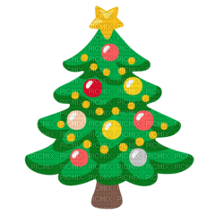 Christmas tree emoji - zdarma png