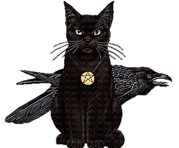 Gothic Katze - GIF animado gratis