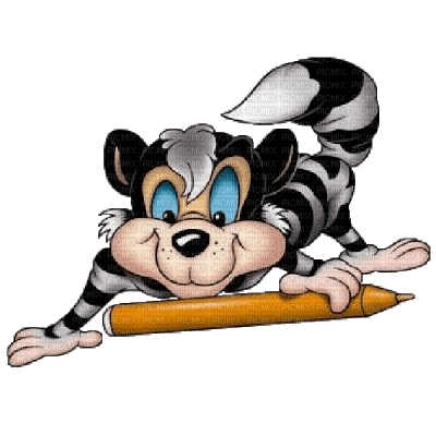 Kaz_Creations Cartoon School Animals - PNG gratuit