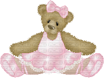 Ballerina bear - GIF animado grátis
