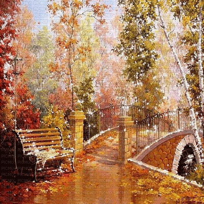 kikkapink autumn landscape background gif - Δωρεάν κινούμενο GIF