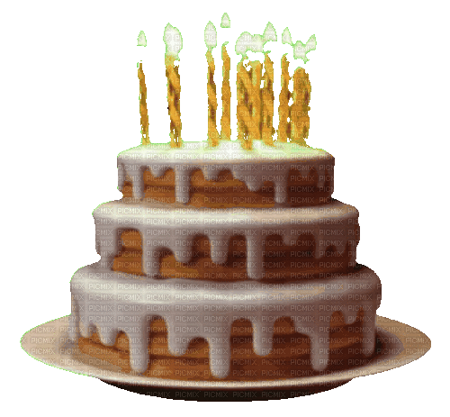 Animated Cake - Free animated GIF
