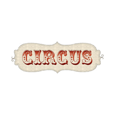 circus text - ücretsiz png