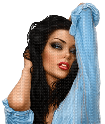 woman in blue by nataliplus - 無料png
